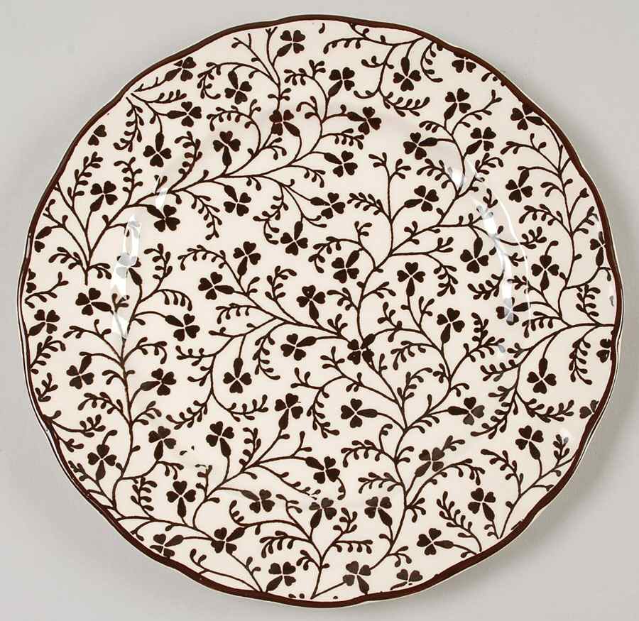 Susanna Brown Luncheon Plate by Johnson Brothers-1