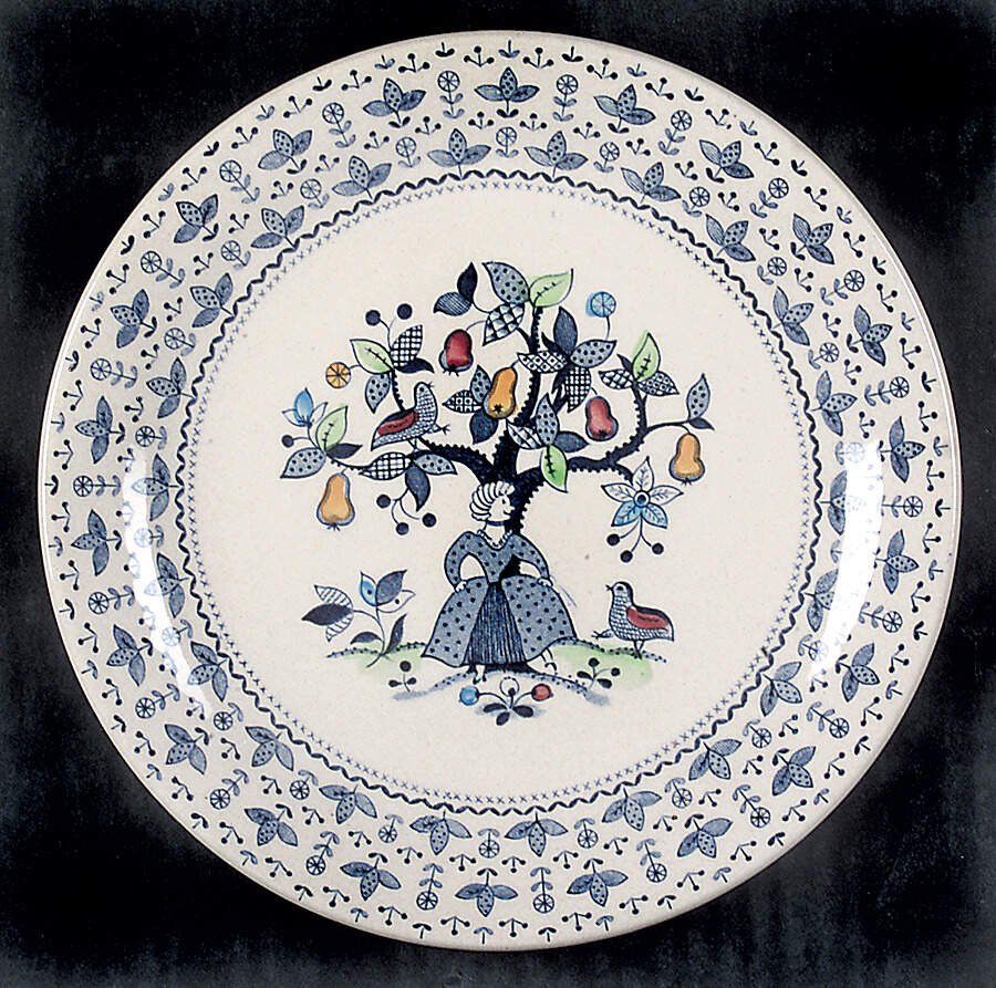 Sugar and Spice Blue Bread & Butter Plate by Johnson Brothers-1