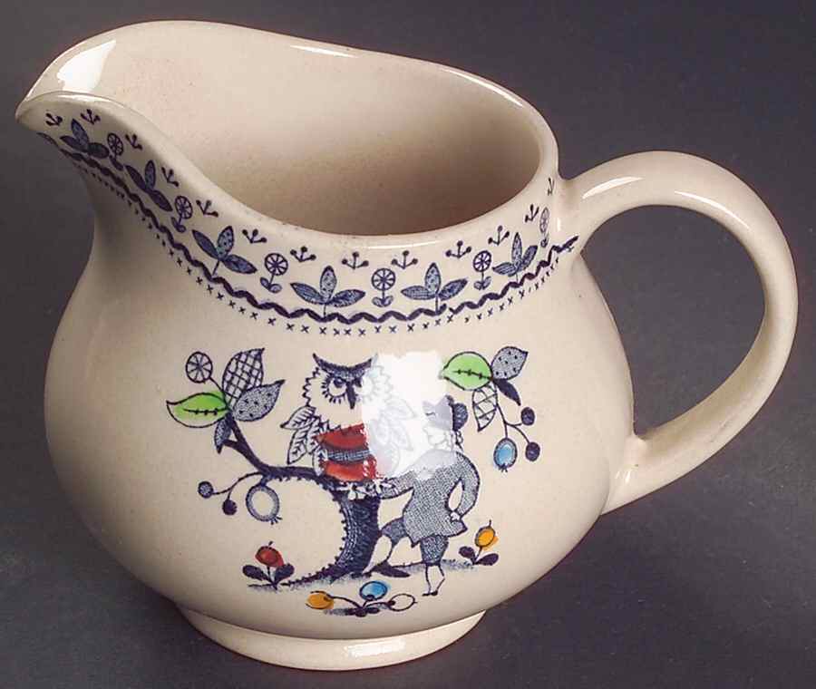 Sugar and Spice Blue Creamer by Johnson Brothers-1