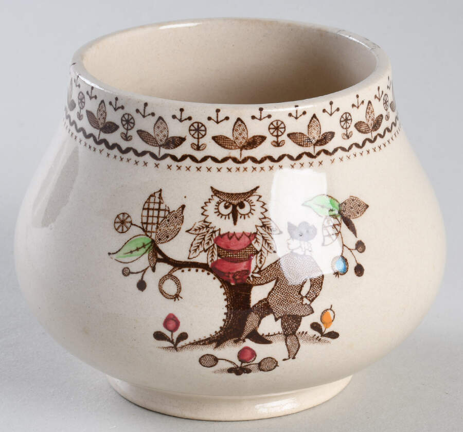 Sugar and Spice Brown Sugar Bowl No Lid by Johnson Brothers-1