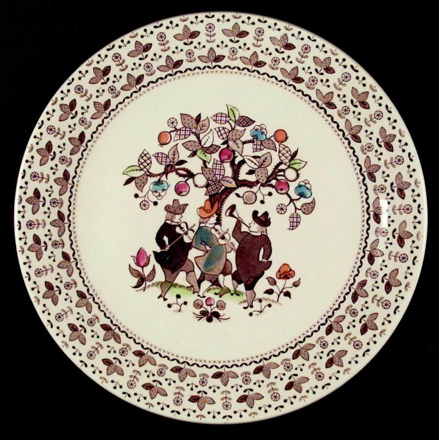 Sugar and Spice Brown Dinner Plate by Johnson Brothers-1
