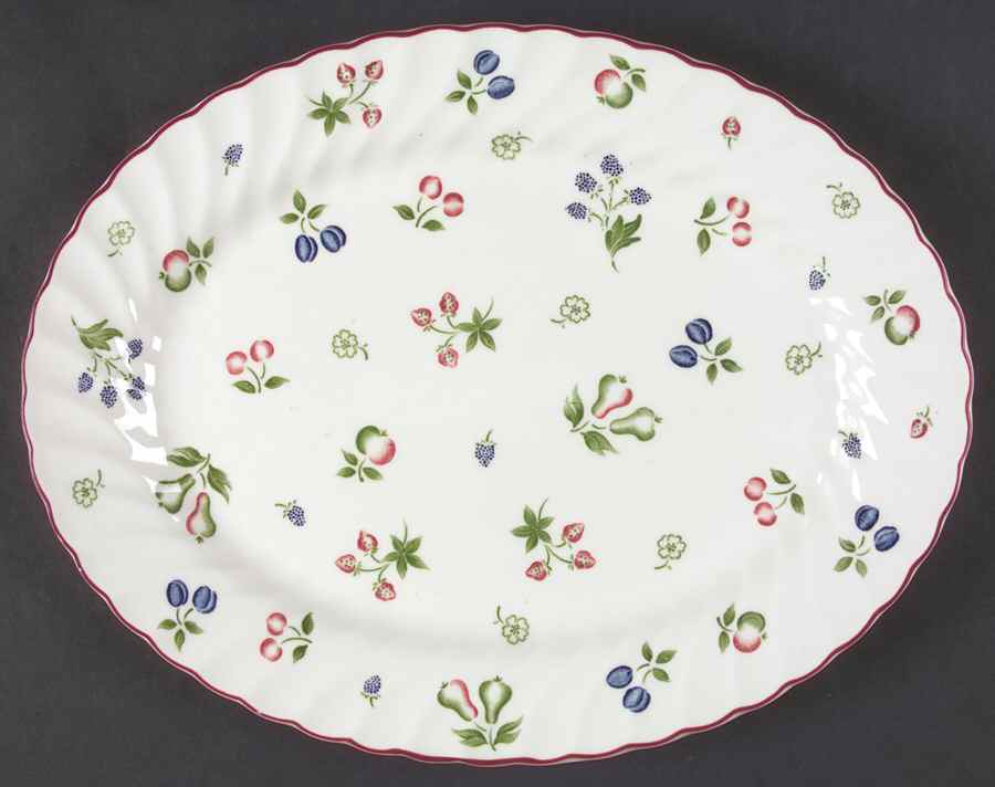 Sweetbriar 11" Oval Serving Platter by Johnson Brothers-1