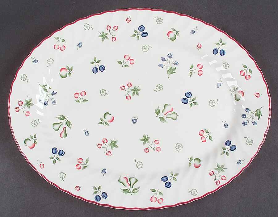 Sweetbriar 13" Oval Serving Platter by Johnson Brothers-1