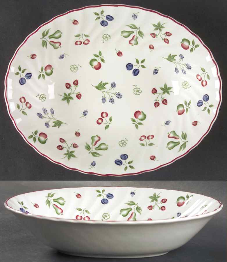 Sweetbriar 9" Oval Vegetable Bowl by Johnson Brothers-1