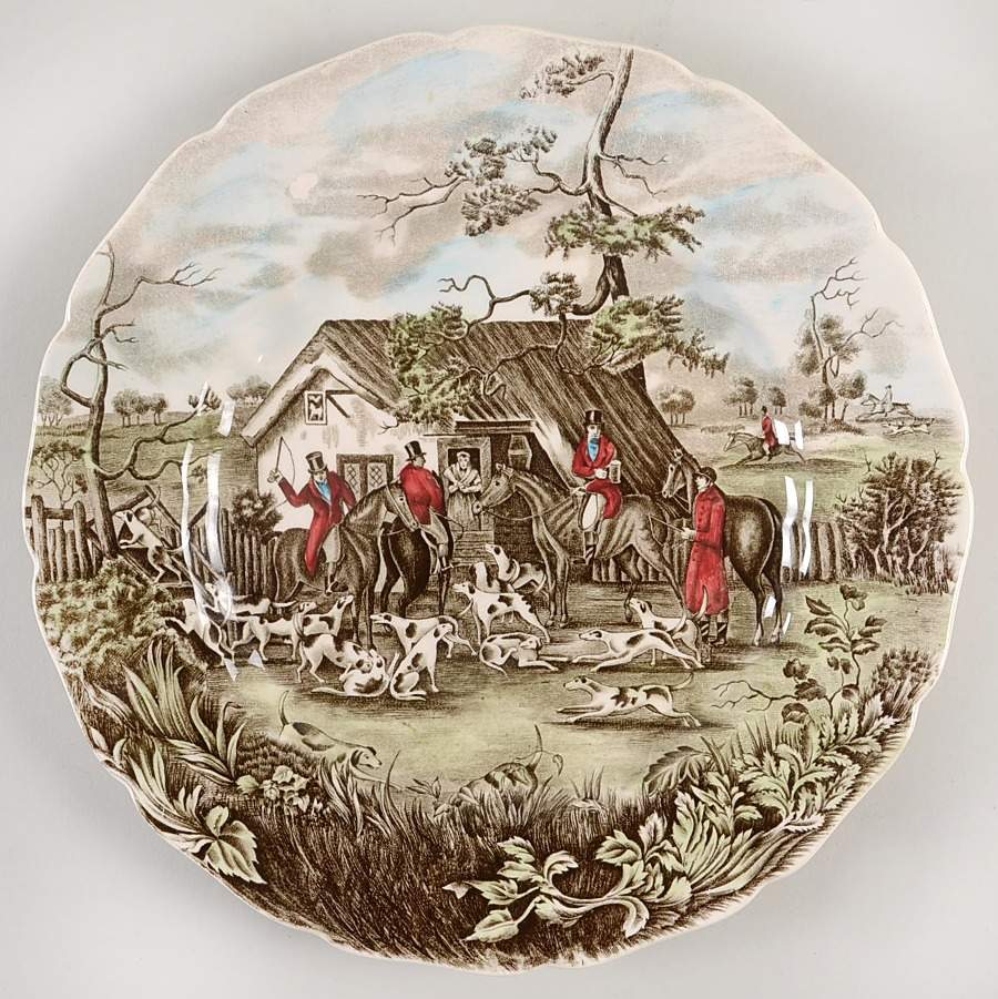 Tally Ho Service Plate (Charger) by Johnson Brothers-1