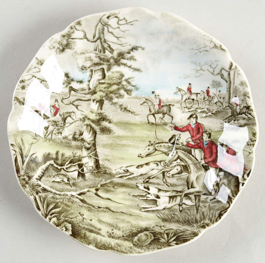 Tally Ho Saucer by Johnson Brothers-1