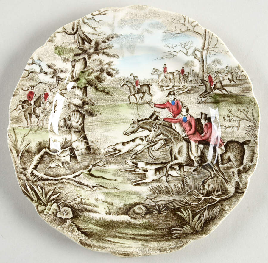 Tally Ho Bread & Butter Plate by Johnson Brothers-1