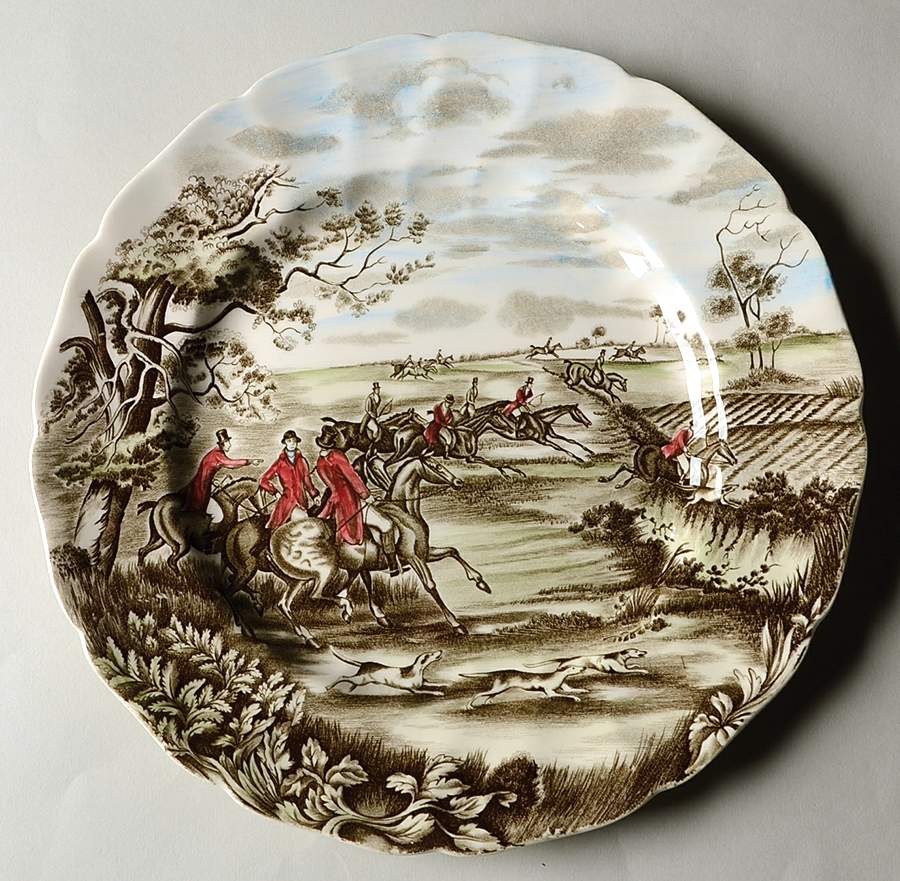 Tally Ho Service Plate (Charger) by Johnson Brothers-1