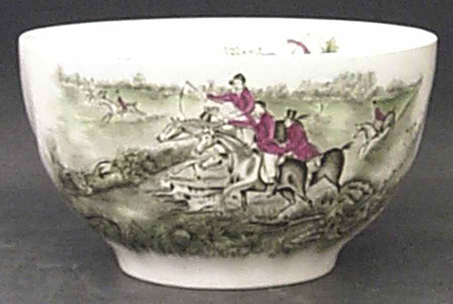 Tally Ho Cranberry Bowl by Johnson Brothers-1