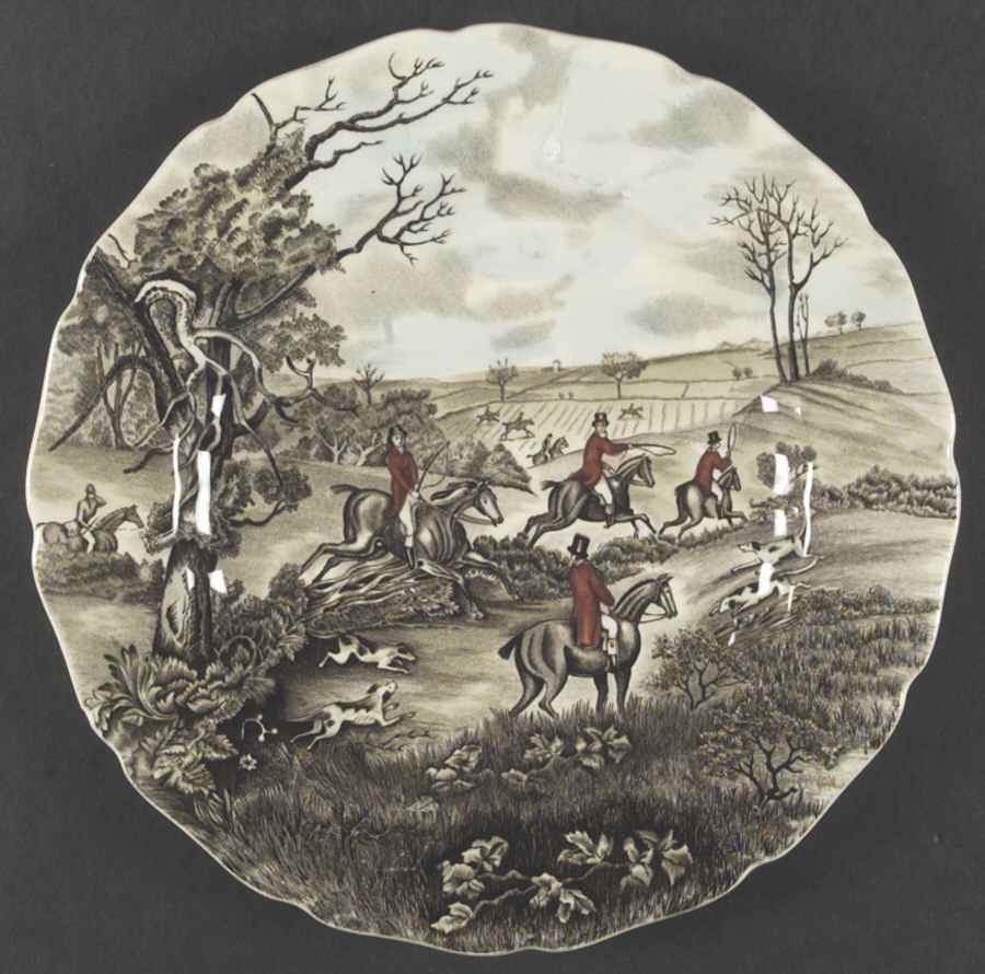 Tally Ho Service Plate (Charger) by Johnson Brothers-1