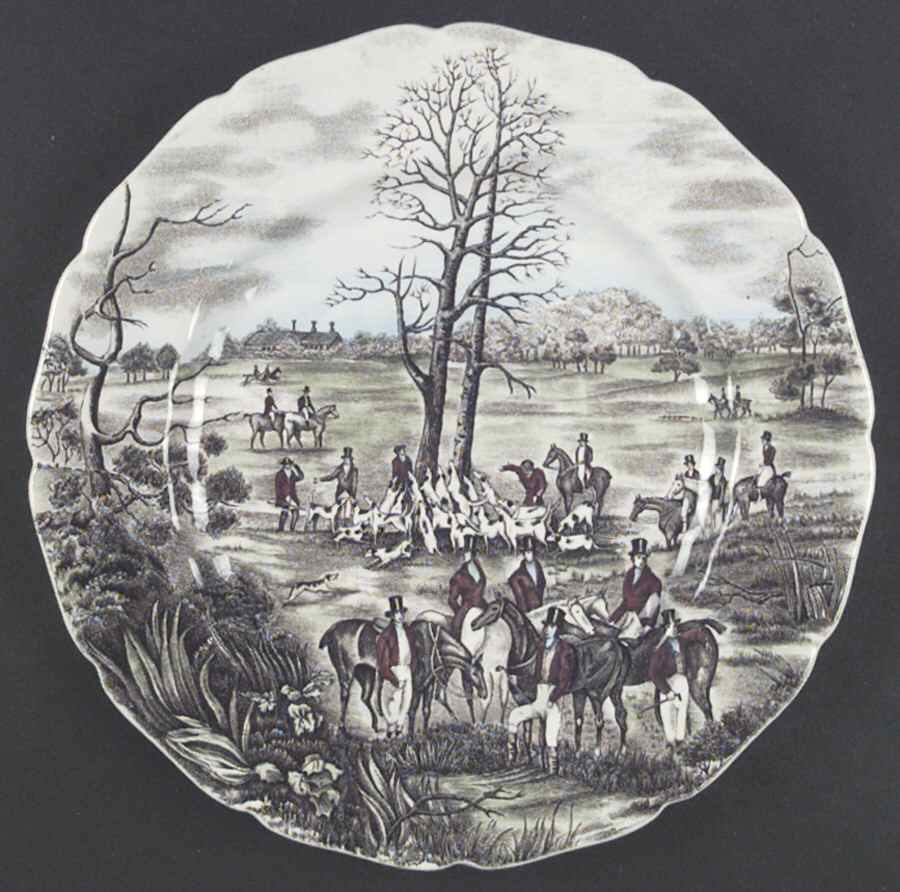 Tally Ho Service Plate (Charger) by Johnson Brothers-1