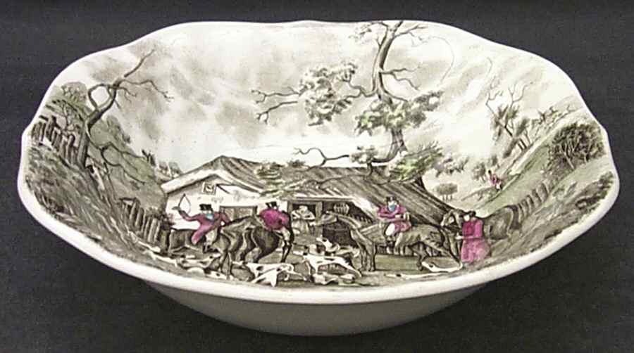 Tally Ho Square Soup Bowl by Johnson Brothers-1