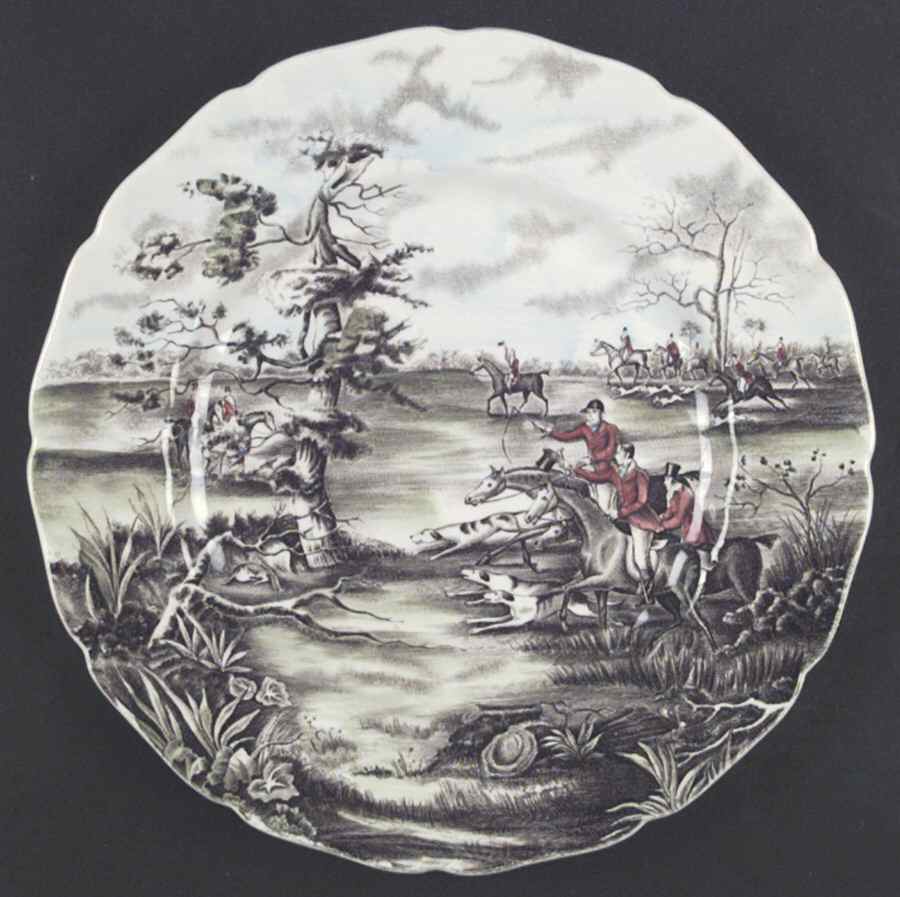 Tally Ho Service Plate (Charger) by Johnson Brothers-1