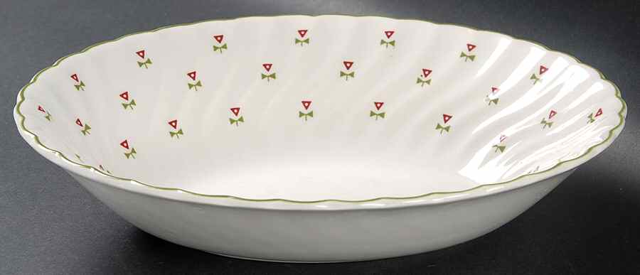 Thistle 9" Oval Vegetable Bowl by Johnson Brothers-1
