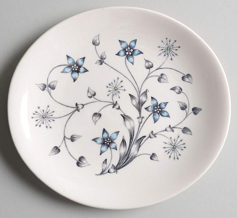Titania Blue Bread & Butter Plate by Johnson Brothers-1