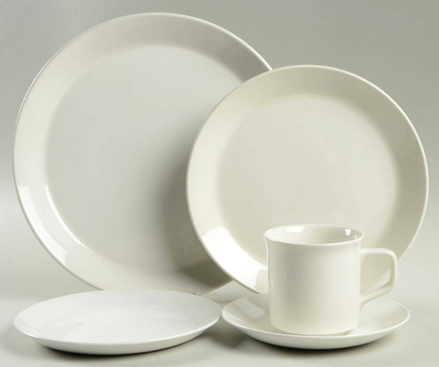 Tivoli White 5 Piece Place Setting by Johnson Brothers-1