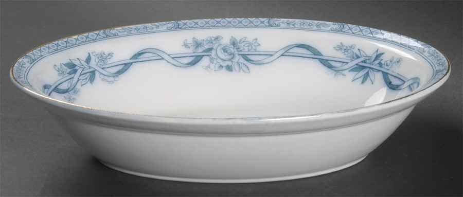 Tokio Transferware 9" Oval Vegetable Bowl by Johnson Brothers-1