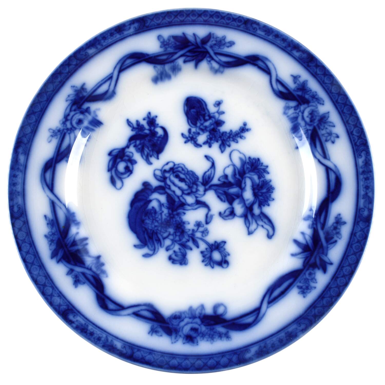 Tokio Flow Blue (Smooth, No Trim) Dinner Plate by Johnson Brothers-1