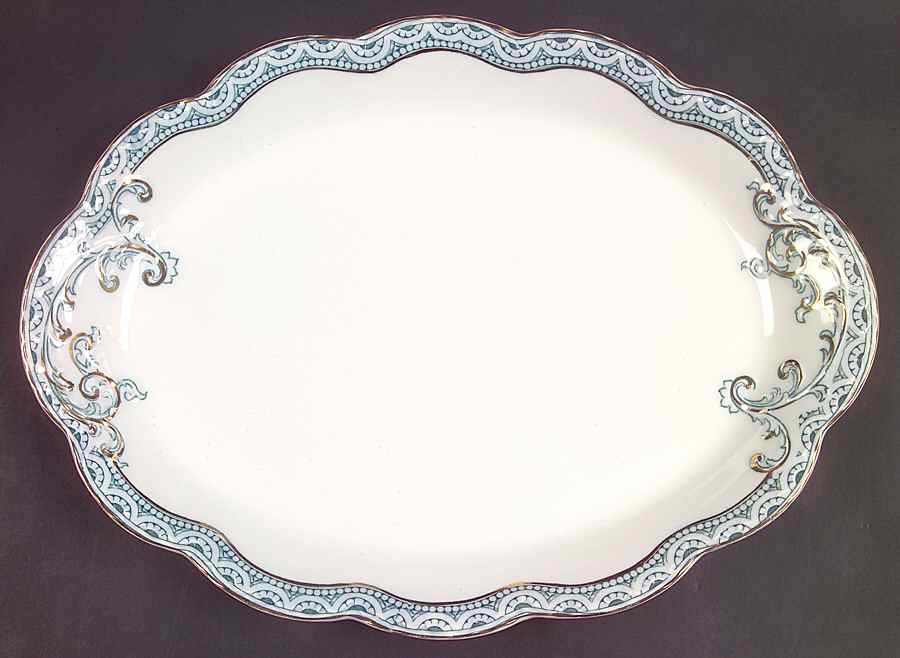 Touraine 14" Oval Serving Platter by Johnson Brothers-1