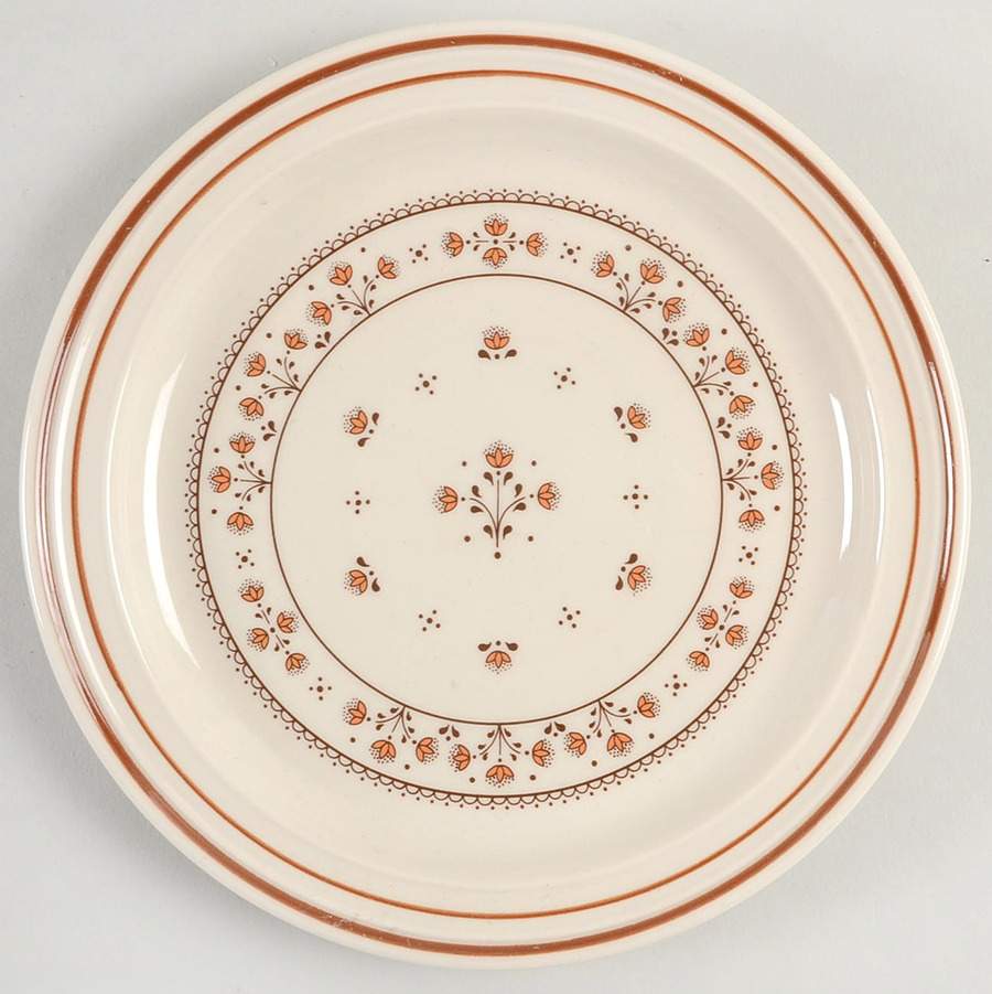 Tudor Flowers Bread & Butter Plate by Johnson Brothers-1