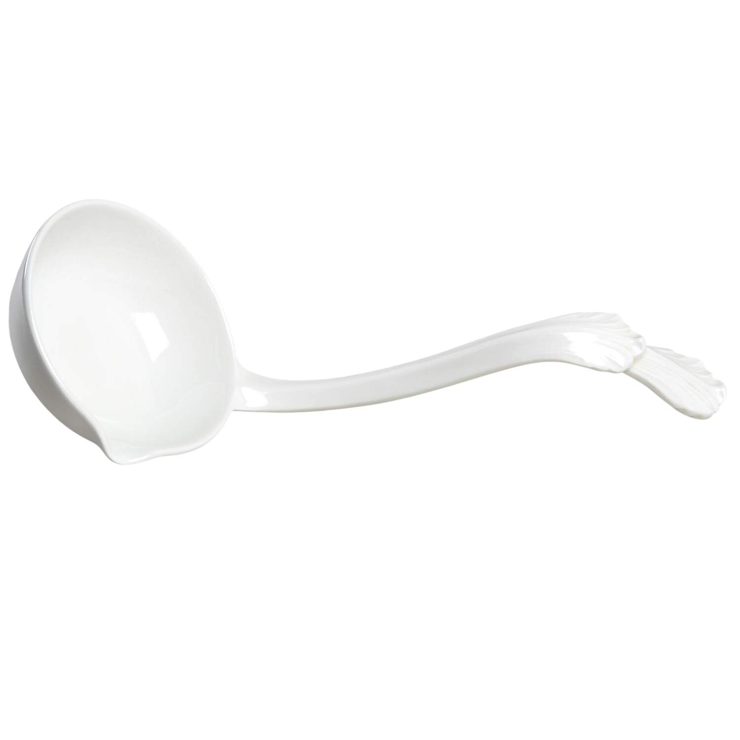 Tulip Time Blue (White Background) Tureen Ladle by Johnson Brothers-1