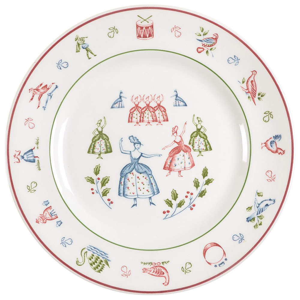 Twelve Days of Christmas Salad Plate by Johnson Brothers-1