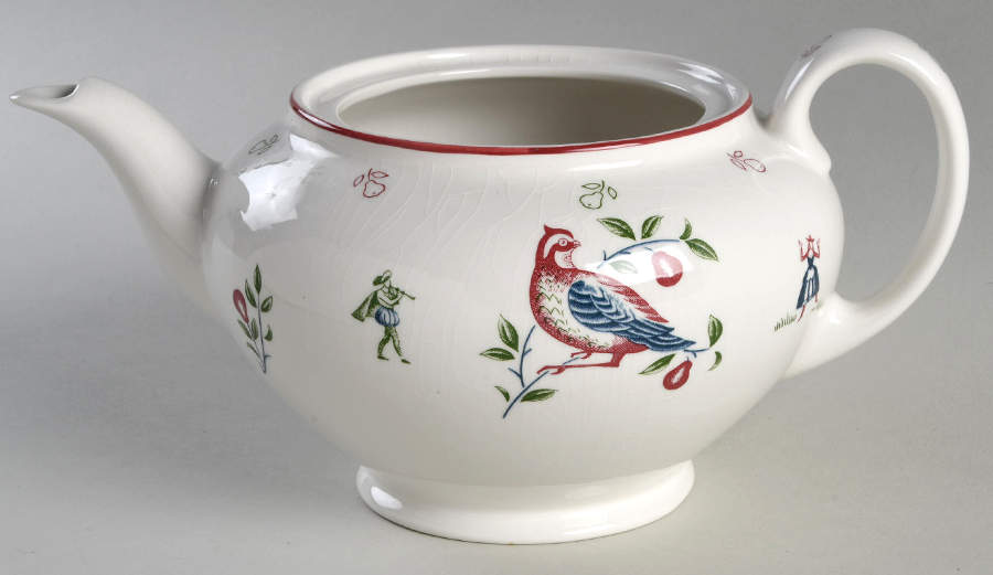 Twelve Days of Christmas Teapot No Lid by Johnson Brothers-1
