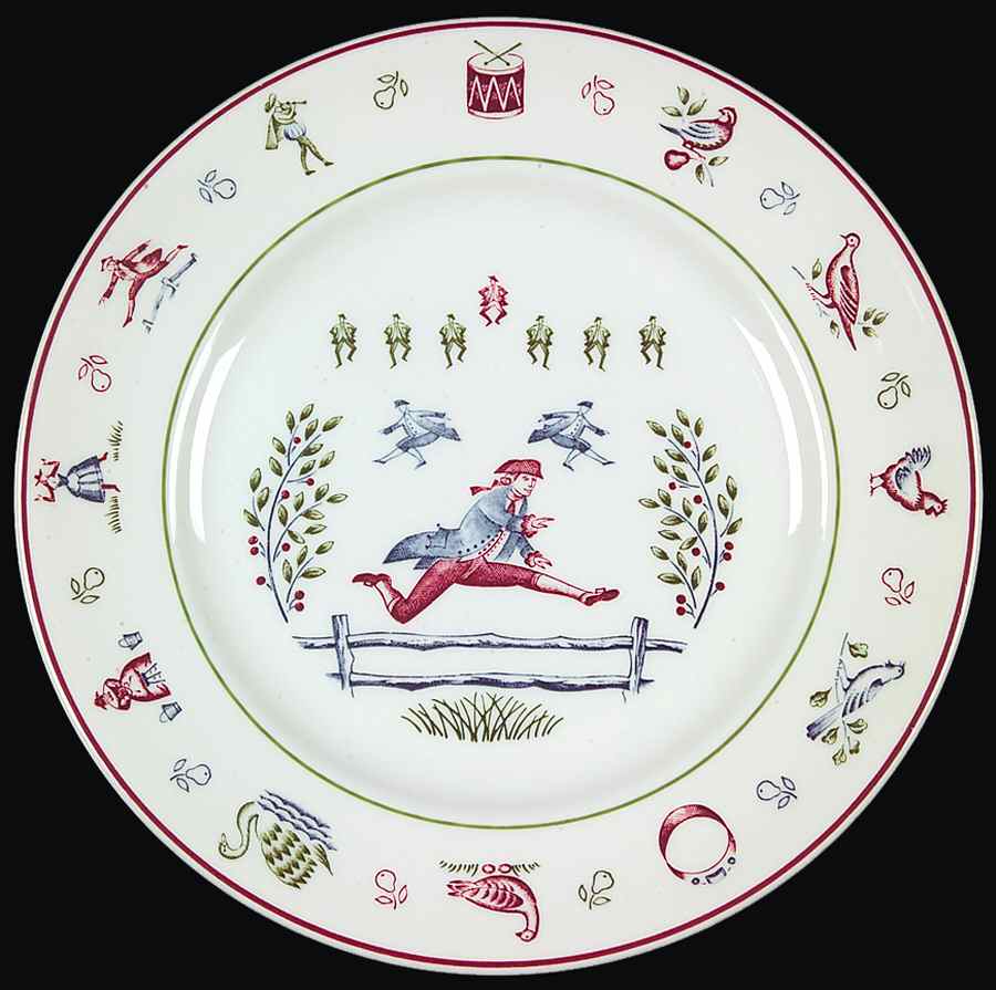 Twelve Days of Christmas Salad Plate by Johnson Brothers-1