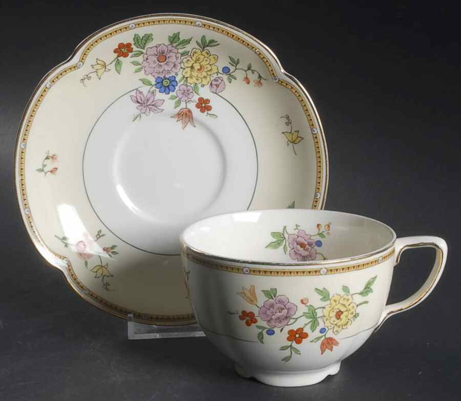 Veronese (Pareek) Oversized Cup & Saucer Set by Johnson Brothers-1