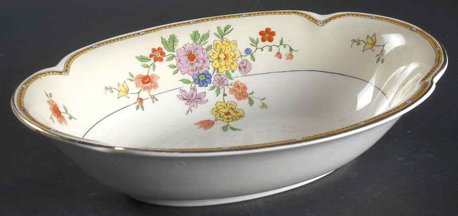 Veronese (Pareek) 9" Oval Vegetable Bowl by Johnson Brothers-1