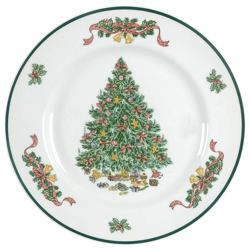 Victorian Christmas ("Made in England") Dinner Plate by Johnson Brothers-1
