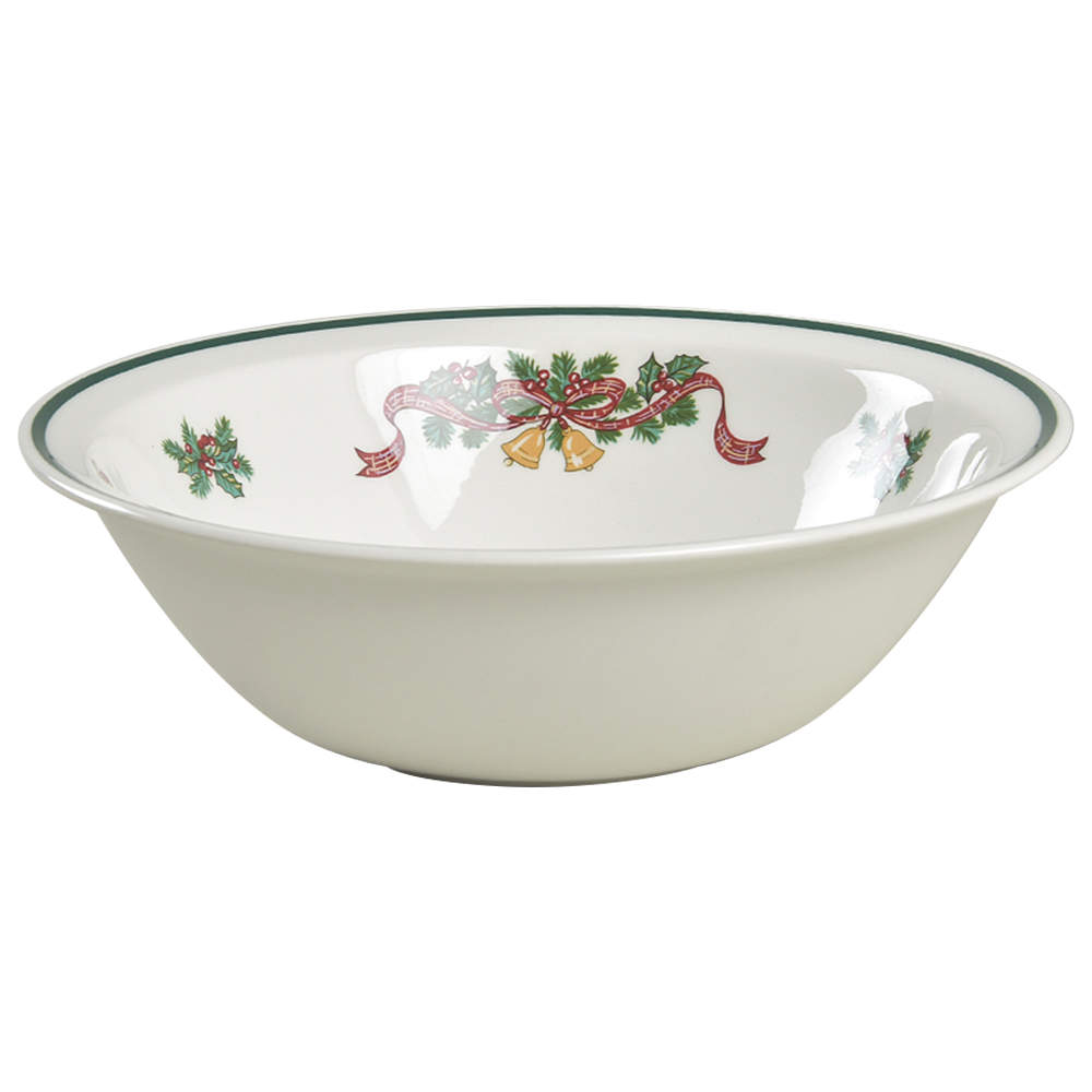 Victorian Christmas ("Made in England") 8" Round Vegetable Bowl by Johnson Brothers-1