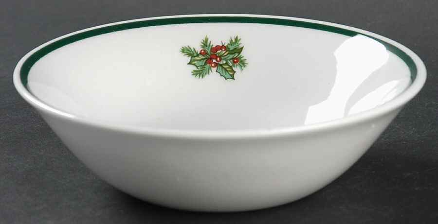 Victorian Christmas ("Made in England") Soup/Cereal Bowl by Johnson Brothers-1