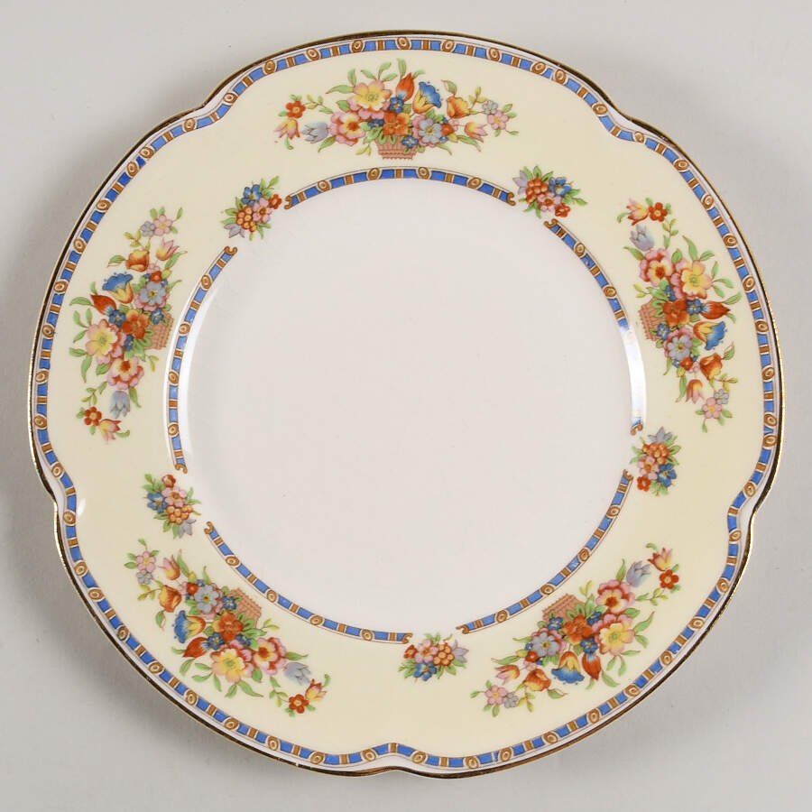 Victoria (Floral Basket) Salad Plate by Johnson Brothers-1