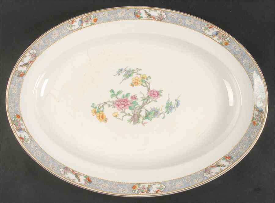 The Vigo (Smooth) 18" Oval Serving Platter by Johnson Brothers-1