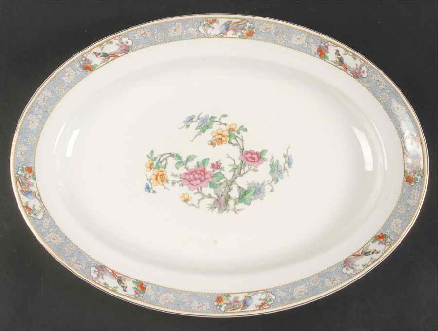The Vigo (Smooth) 16" Oval Serving Platter by Johnson Brothers-1