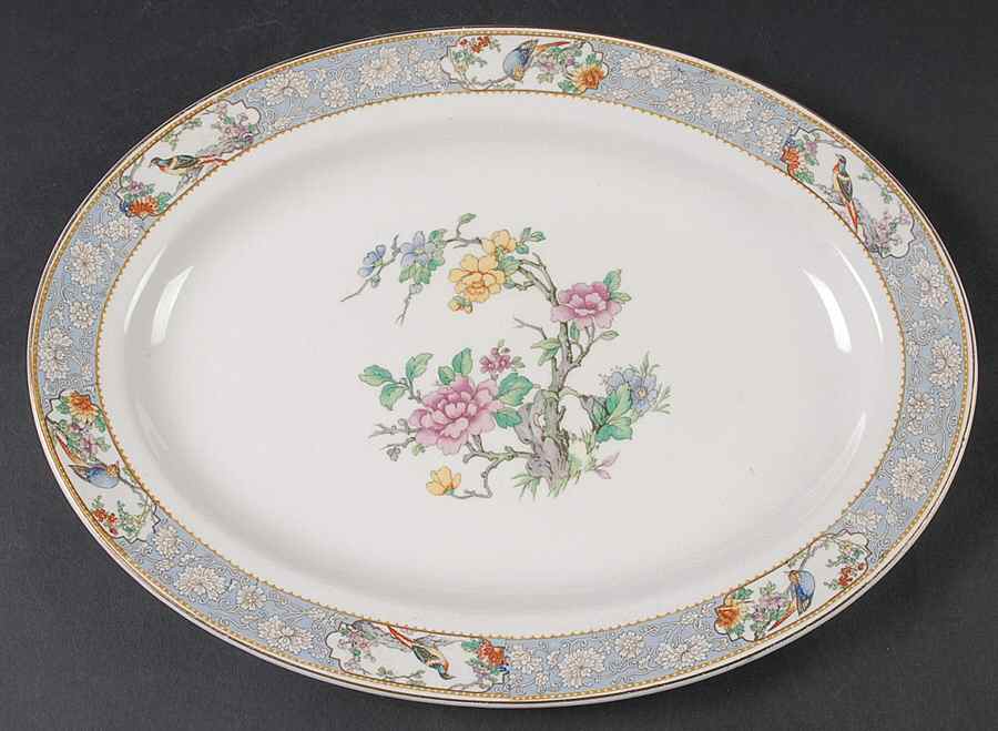 The Vigo (Smooth) 12" Oval Serving Platter by Johnson Brothers-1