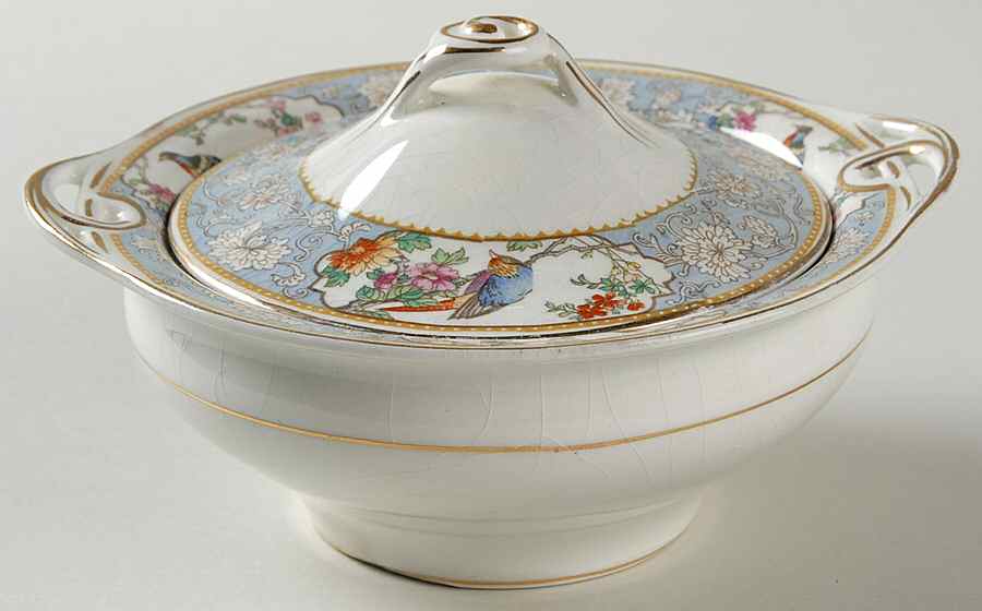 The Vigo (Smooth) Sugar Bowl & Lid by Johnson Brothers-1