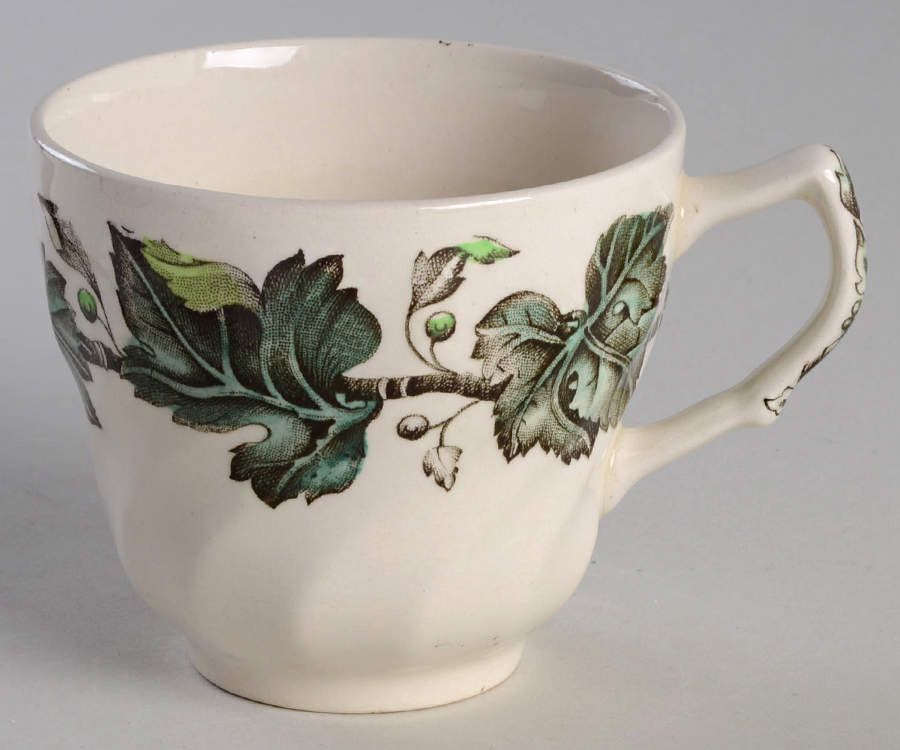 Vintage Cream (Green Ivy & Berries) Snack Cup by Johnson Brothers-1