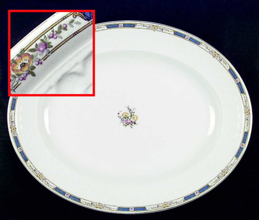 Vincent 12" Oval Serving Platter by Johnson Brothers-1