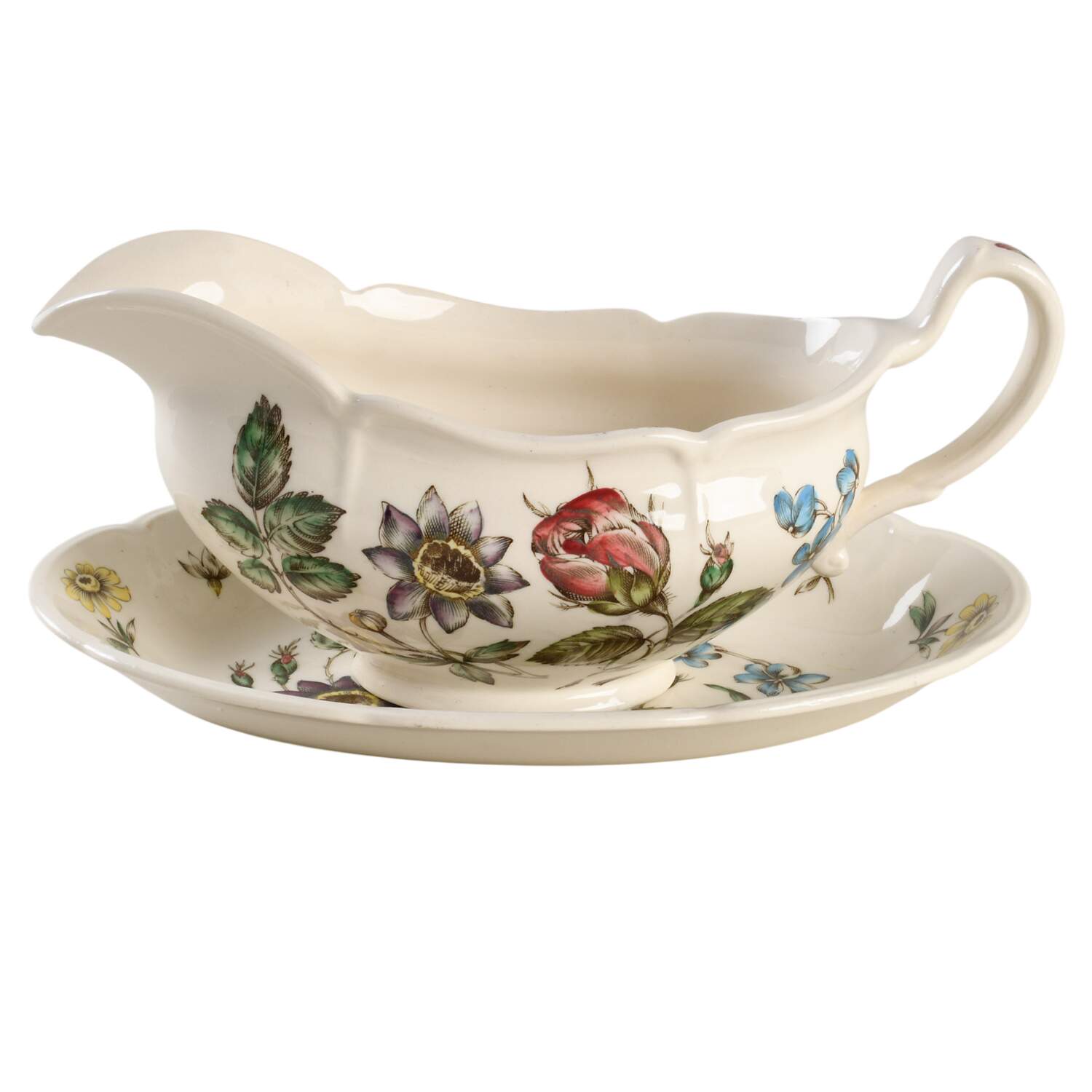Wakefield Gravy Boat & Underplate/Relish by Johnson Brothers-1
