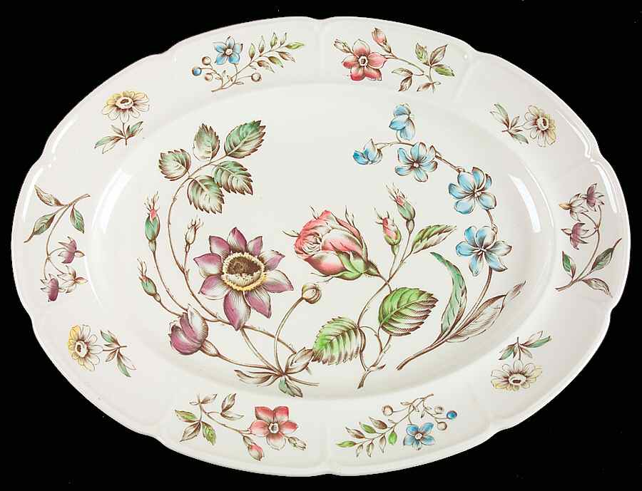 Wakefield 16" Oval Serving Platter by Johnson Brothers-1