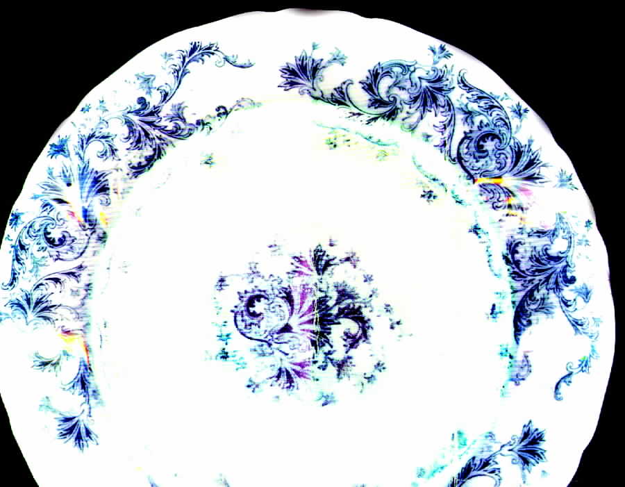 Waldorf (Flow Blue) Dinner Plate by Johnson Brothers-1