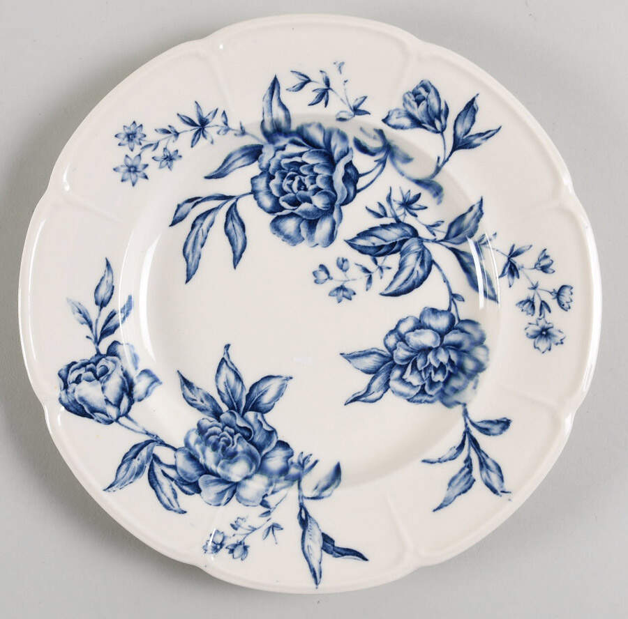 Warwick Blue Salad Plate by Johnson Brothers-1
