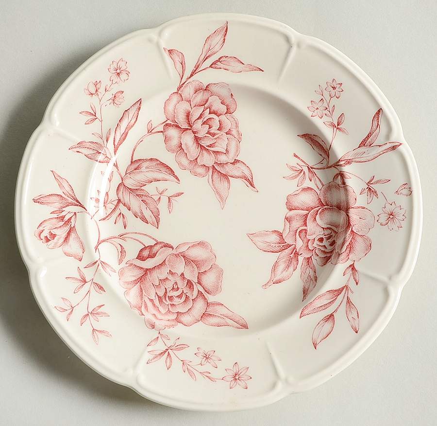 Warwick Pink Bread & Butter Plate by Johnson Brothers-1