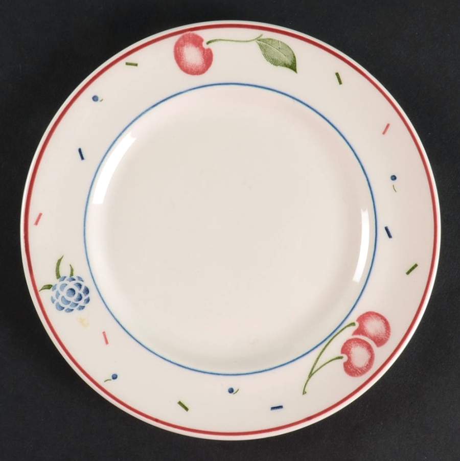Wild Cherries Bread & Butter Plate by Johnson Brothers-1