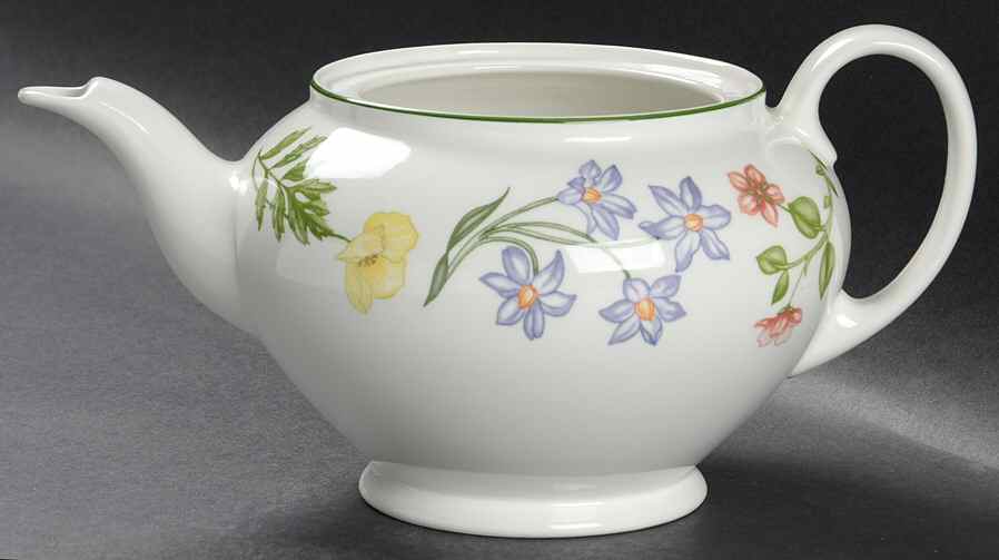 Wild Flowers Teapot No Lid by Johnson Brothers-1