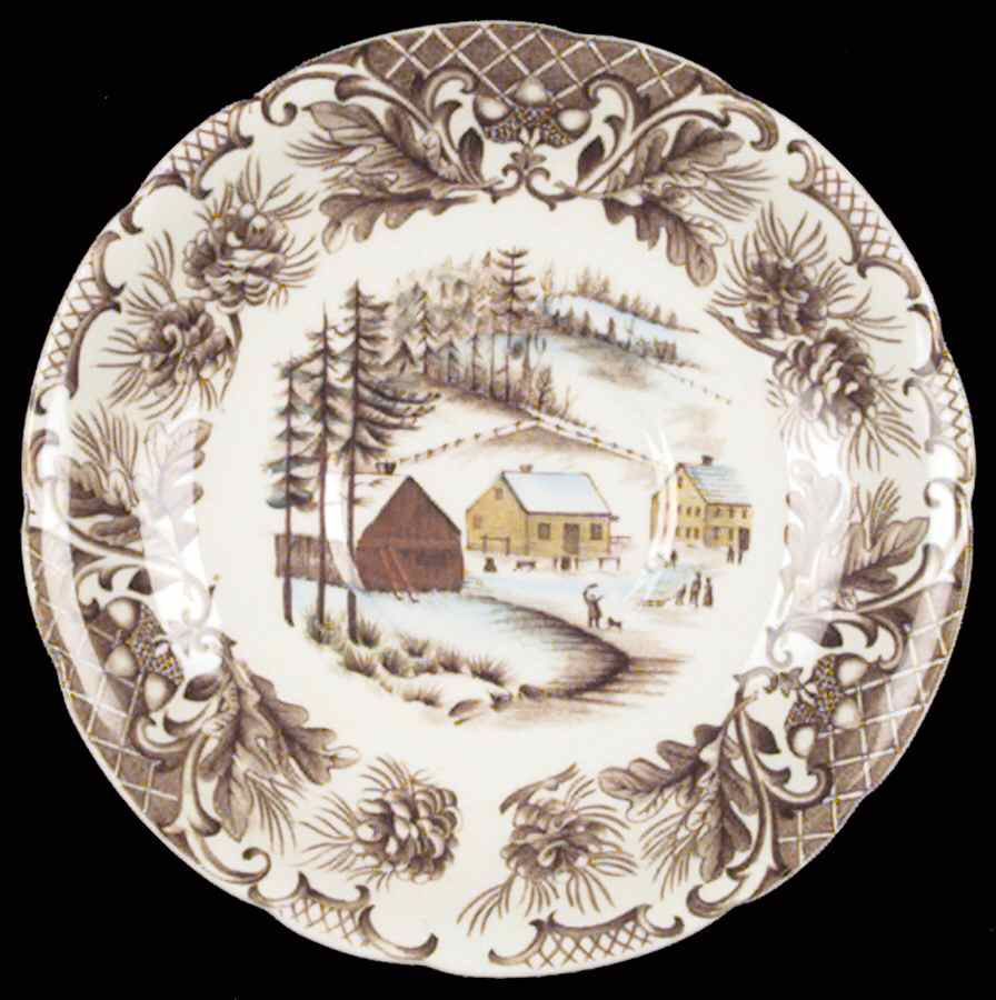 Winter Holiday Saucer by Johnson Brothers-1