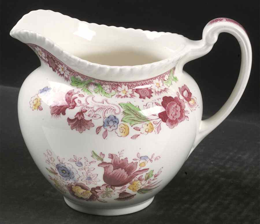 Winchester Pink (Rope Edge) 32 Oz Pitcher by Johnson Brothers-1