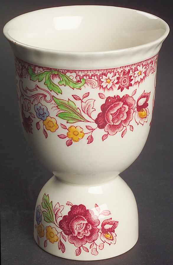 Winchester Pink (Rope Edge) Double Egg Cup by Johnson Brothers-1